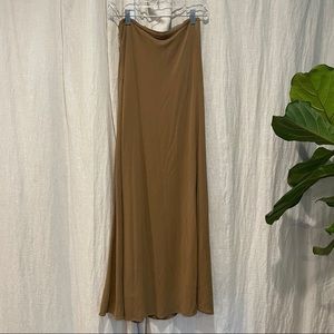 Calvin Klein Collection Camel Colored Maxi Skirt